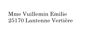 mme vuillemin